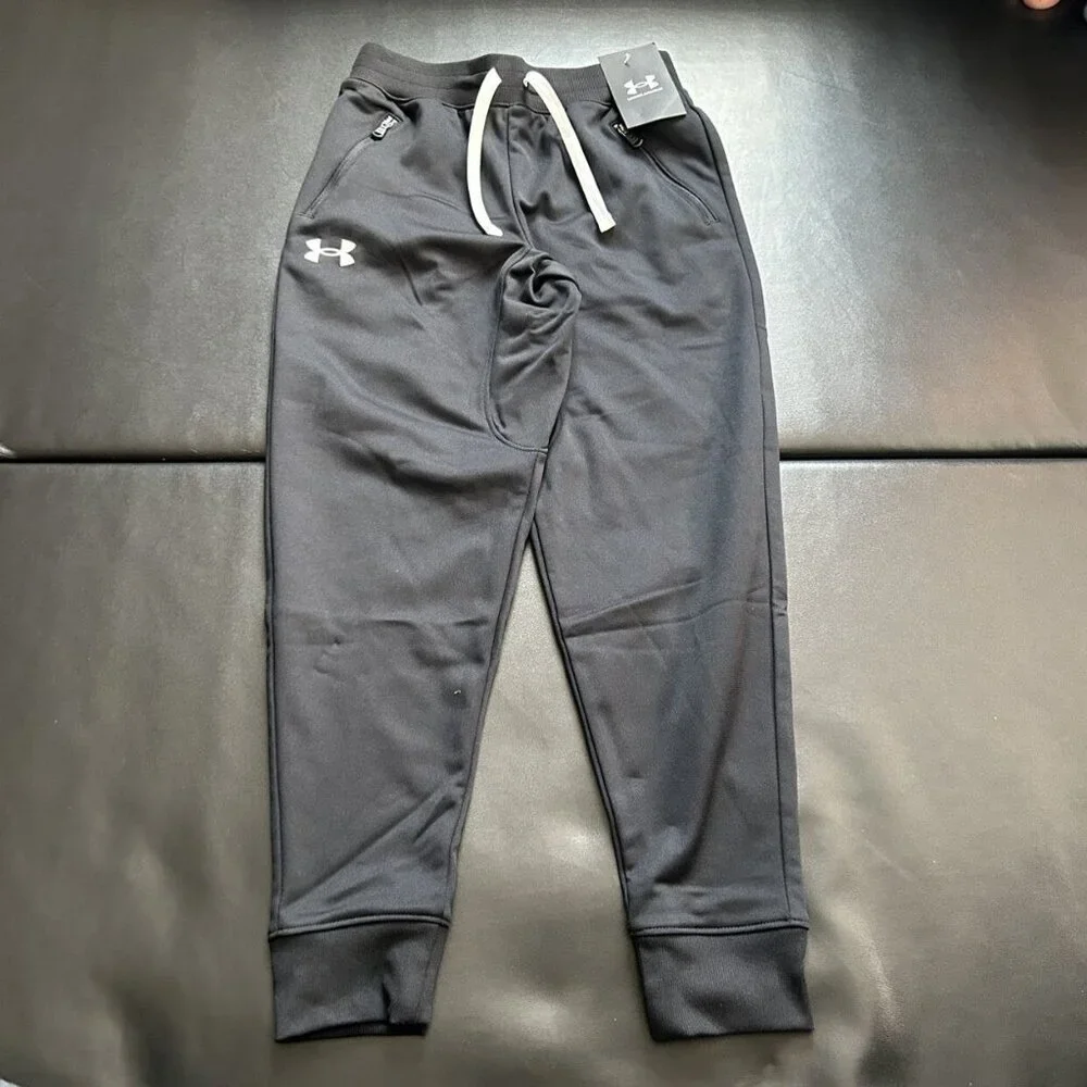 NWT Under Armour Jogger & Long Sleeve Tee Set Boys Youth Size Small